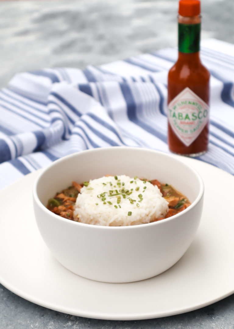 Instant Pot Cajun Chicken and Sausage Gumbo