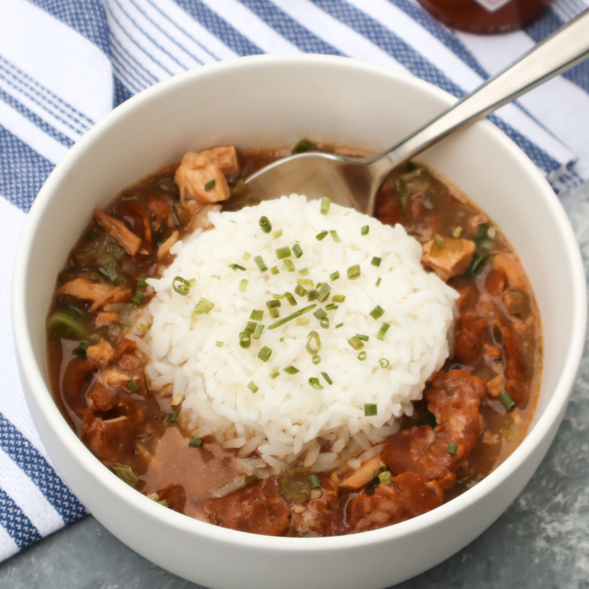 Instant Pot Cajun Chicken and Sausage Gumbo The Southern Spoonful