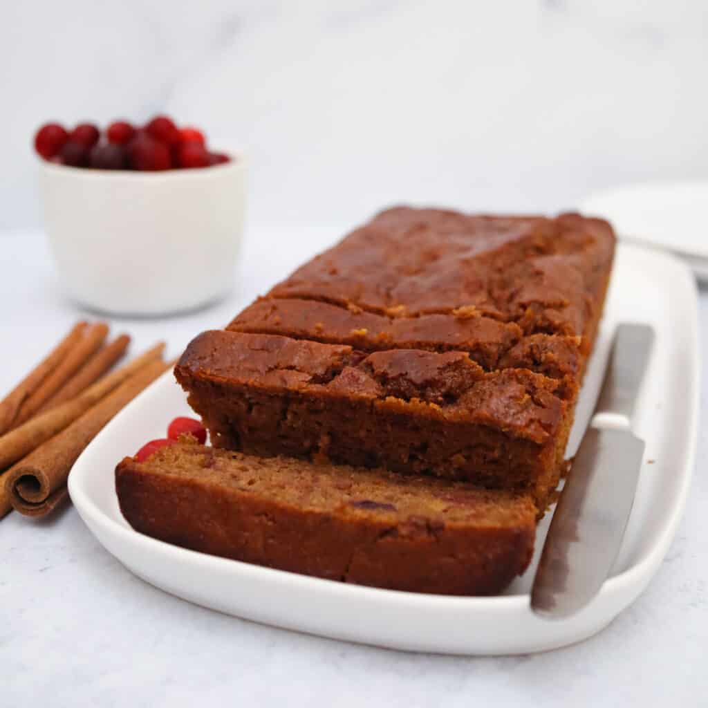 Indulge in the perfect blend of tangy cranberries and zesty oranges with our Cranberry Orange bread. Moist, flavorful, and bursting with seasonal goodness, this delightful treat is sure to brighten your day.