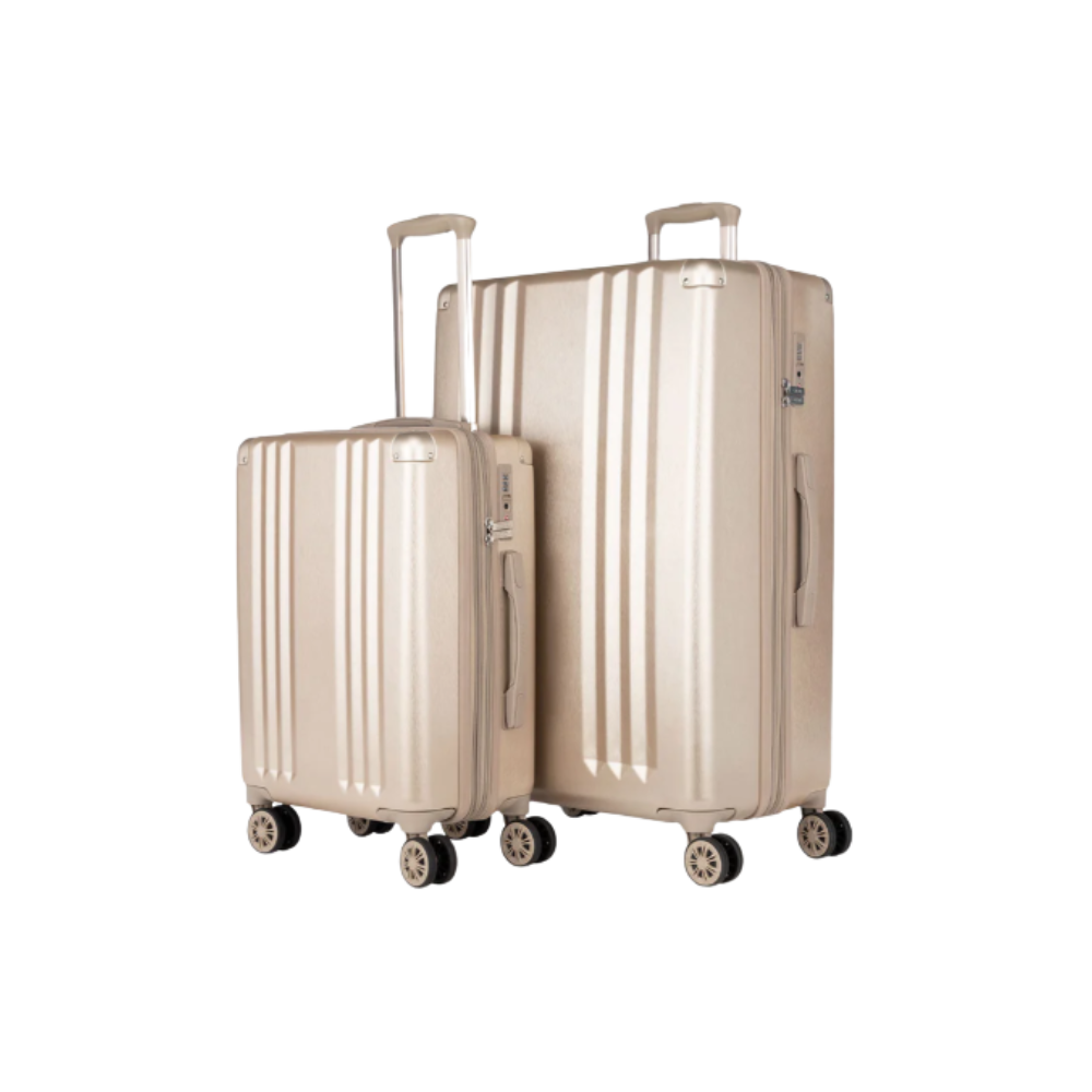 2-Piece Luggage Set in Gold