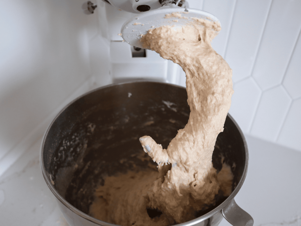 Image of the dough after mixing